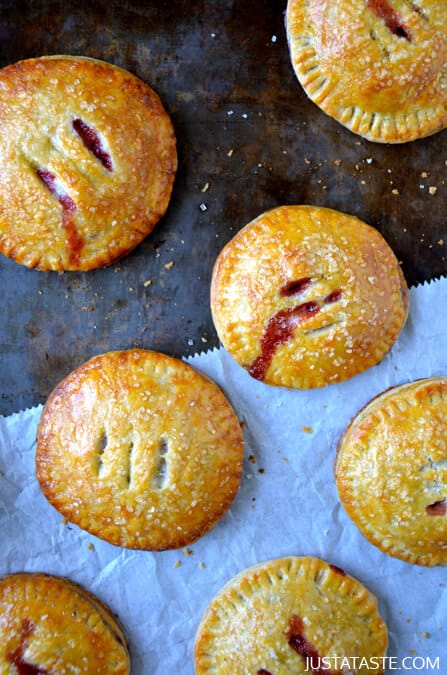 Strawberry and Nutella Hand Pies #recipe