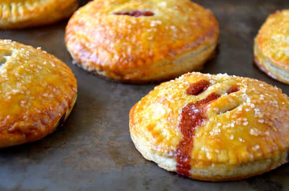 Strawberry and Nutella Hand Pies #recipe