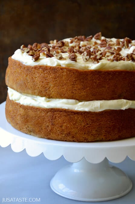 The Best Banana Cake with Cream Cheese Frosting Recipe