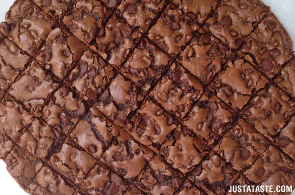 Chewy Chocolate Brownie Bark Recipe