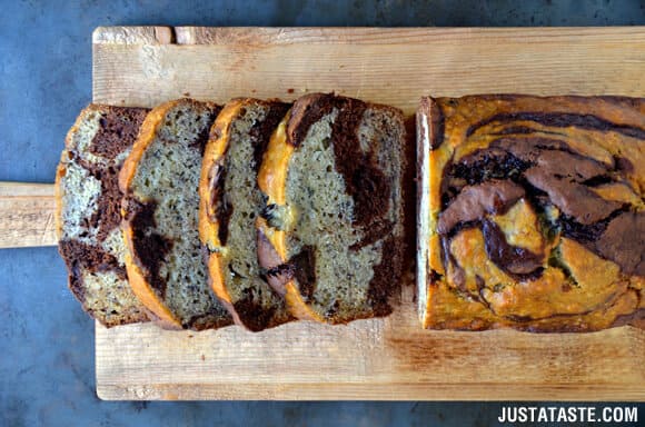 Chocolate Swirl Banana Bread Recipe