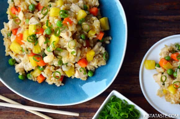 Pineapple Chicken Fried Rice Recipe