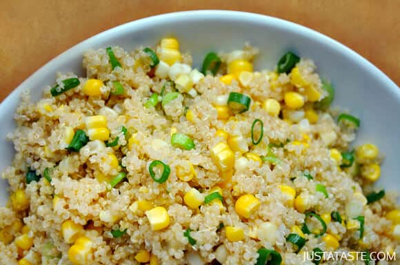 Quinoa Salad with Corn and Scallions Recipe