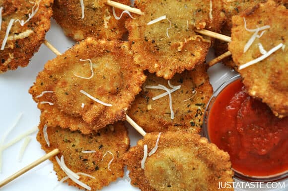 Deep-Fried Ravioli On a Stick Recipe