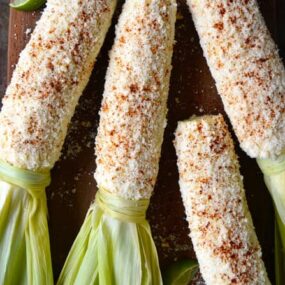 Cheesy Roasted Garlic Corn on the Cob