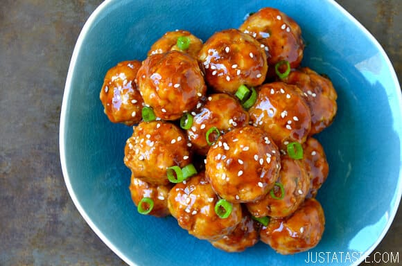Baked Teriyaki Chicken Meatballs Recipe