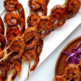 Glazed Honey Garlic Shrimp Recipe