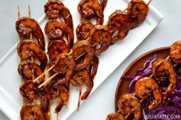 Glazed Honey Garlic Shrimp Recipe