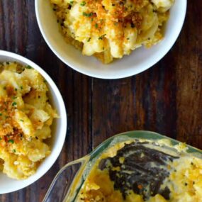 Roasted Garlic Macaroni and Cheese Recipe