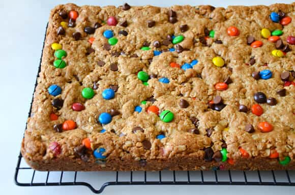 Monster Cookie Bars #recipe