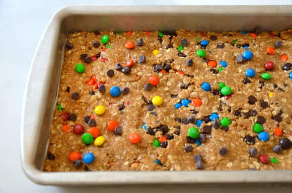 Monster Cookie Bars #recipe