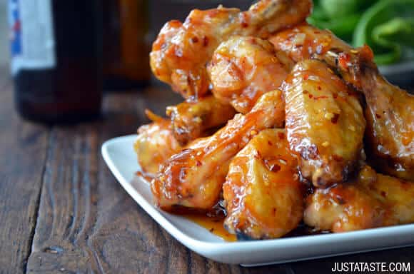 Crispy Baked Orange Chicken Wings Recipe