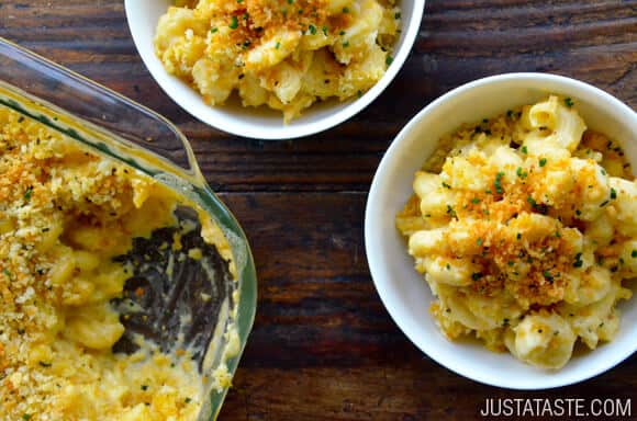 Roasted Garlic Macaroni and Cheese Recipe