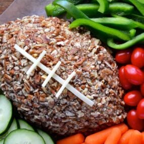 Easy Football Cheese Ball Recipe