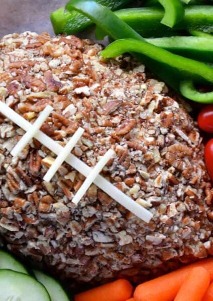 Easy Football Cheese Ball Recipe