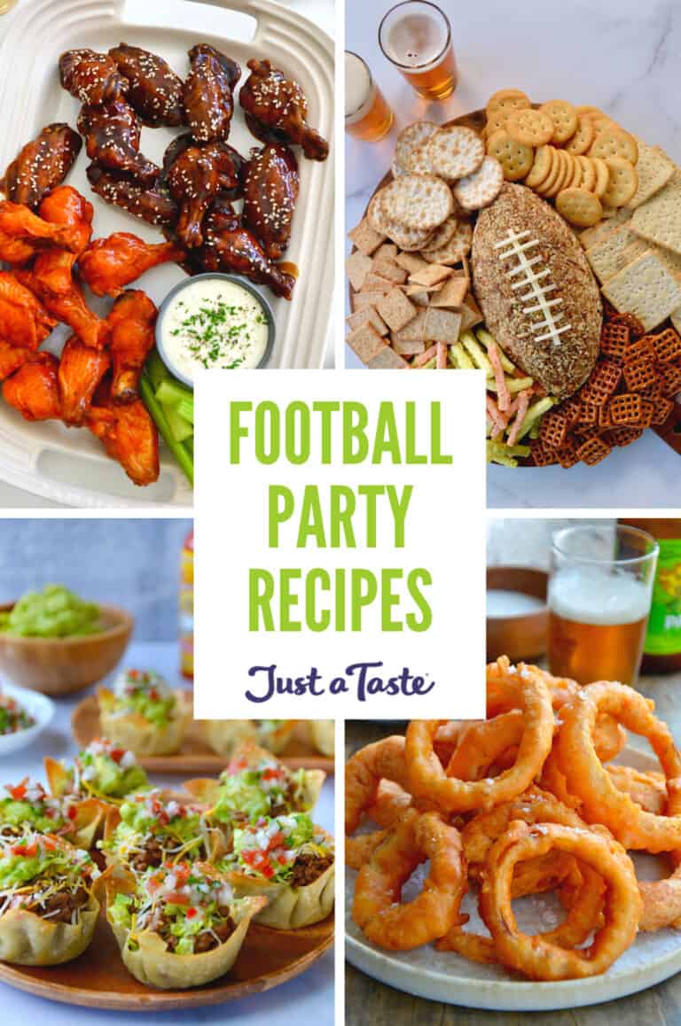 Football Party Recipes - Just a Taste