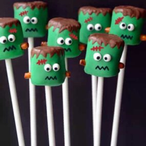 Frankenstein Marshmallow Pops Recipe