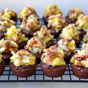 German Chocolate Brownie Bites Recipe