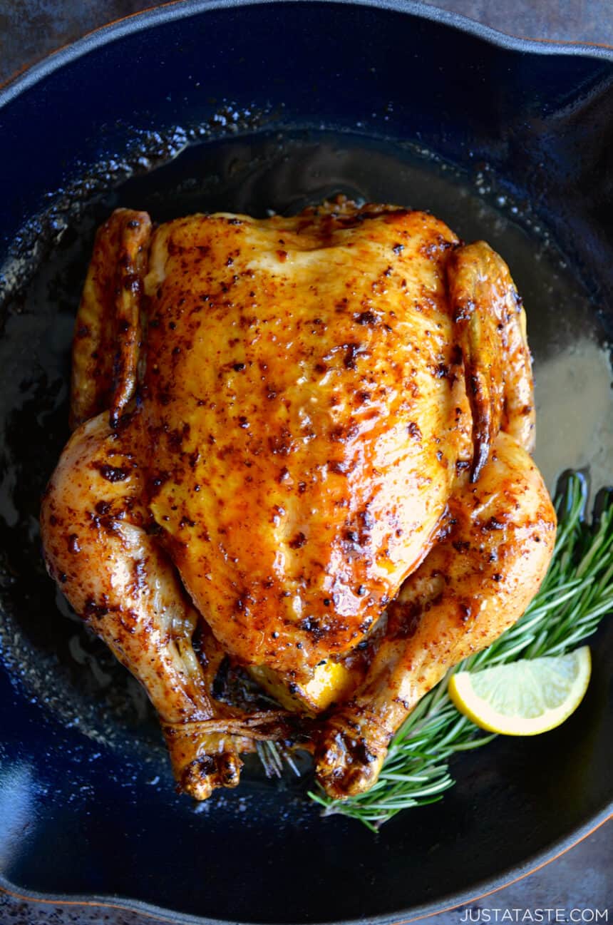 Oven Roasted Whole Chicken - The Clean Eating Couple