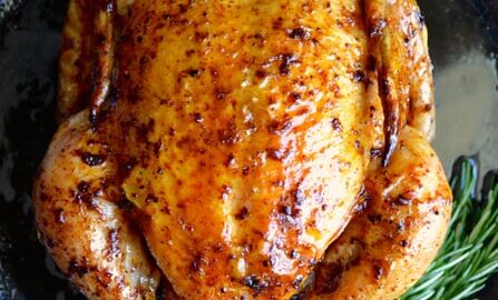 Simple Roast Chicken with Garlic and Lemon Recipe