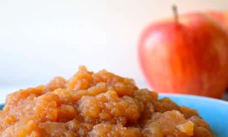 Slow Cooker Applesauce Recipe from justataste.com