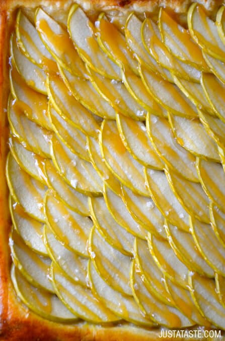 Easy Salted Caramel Apple Tart Recipe