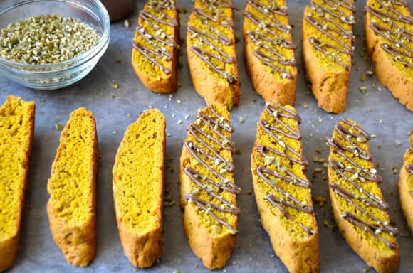 Pumpkin Pie Biscotti Recipe from justataste.com