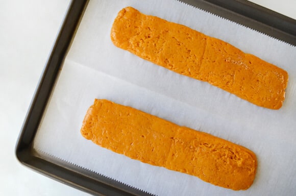 Pumpkin Pie Biscotti Recipe from justataste.com