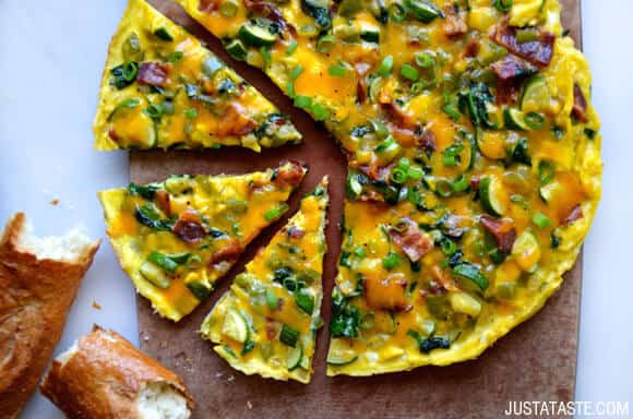 Clean-Out-the-Fridge Frittata Recipe from justataste.com