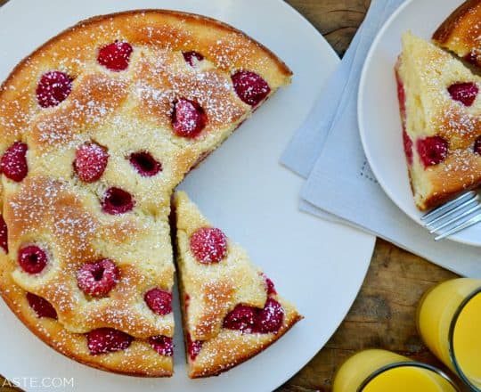 Raspberry Cream Cheese Coffee Cake
