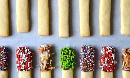 Sprinkle Sugar Cookie Sticks Recipe on justataste.com