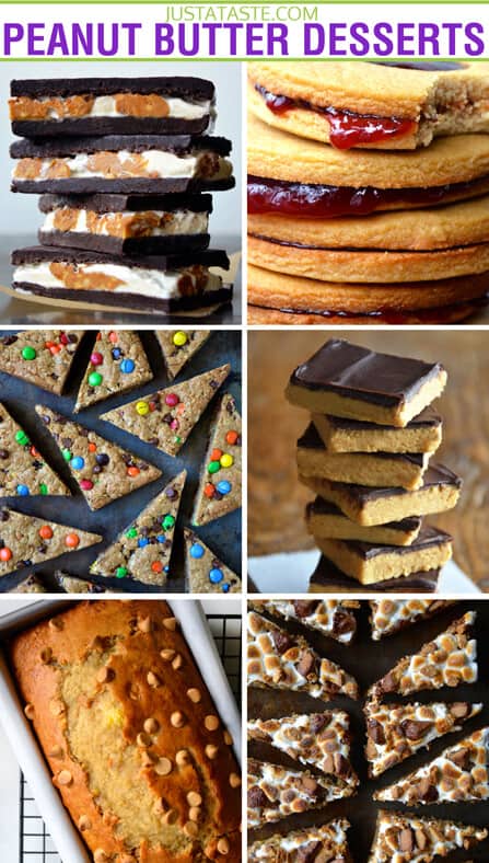 Easy Peanut Butter Dessert Recipes on justataste.com