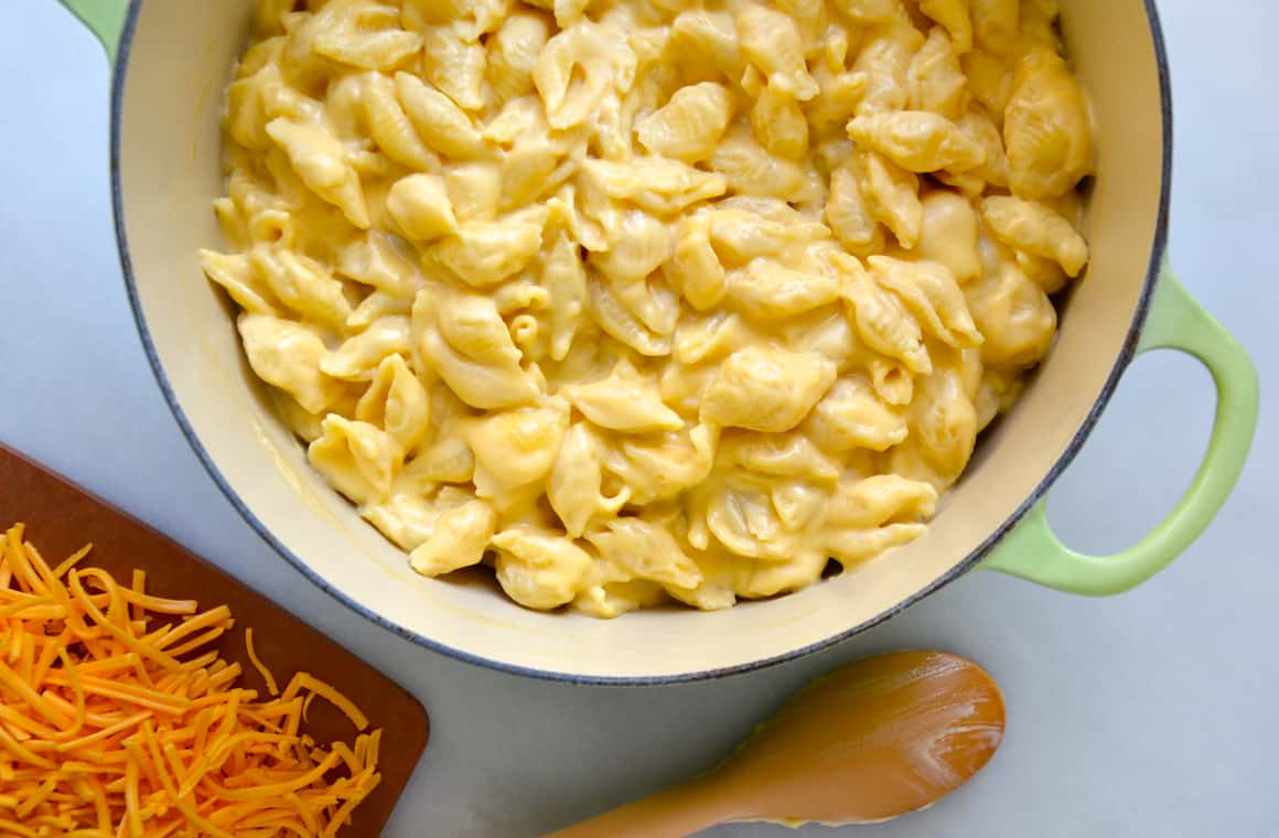 Easy Stovetop Macaroni And Cheese Just A Taste