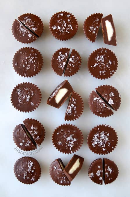 No-Bake Chocolate Cheesecake Cups recipe on justataste.com