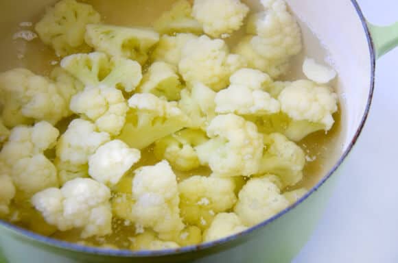 Mashed Cauliflower with Cheese and Chives Recipe on justataste.com