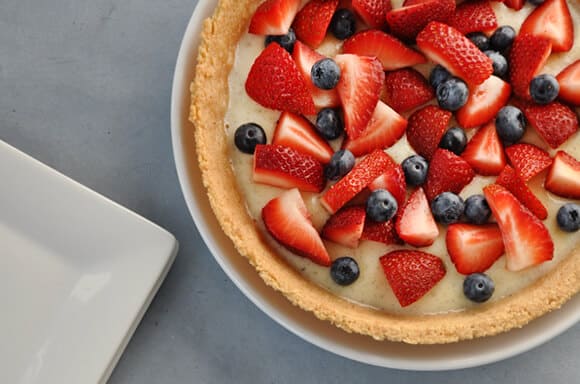 Fruit and Cream Pie Recipe on justataste.com