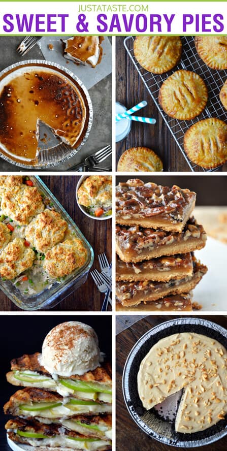 Sweet and Savory Pie Recipes on justataste.com