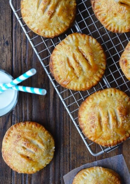 Salted Caramel Apple Hand Pies Recipe on justataste.com