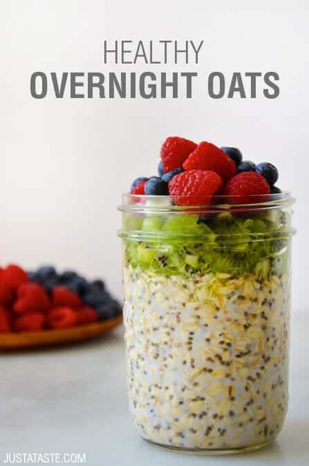 Just a Taste | Healthy Overnight Oats with Chia