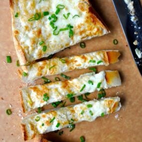 Secret Ingredient Cheesy Garlic Bread recipe