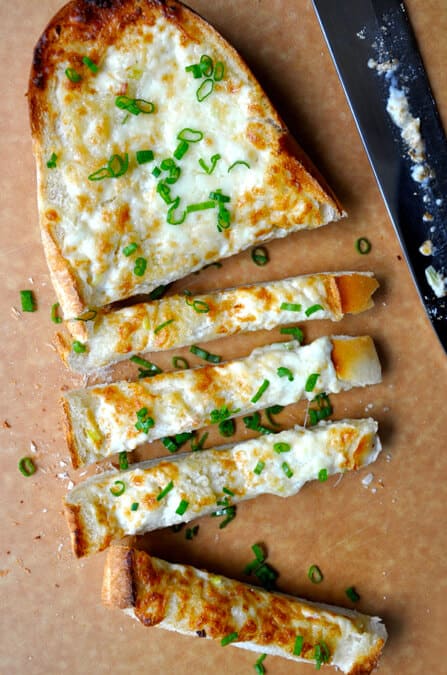 Secret Ingredient Cheesy Garlic Bread recipe