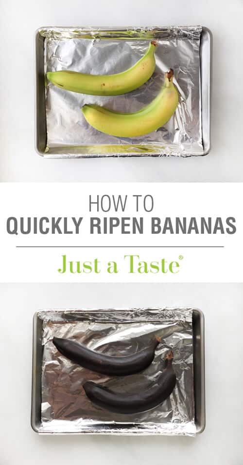 Video: How to Quickly Ripen Bananas on justataste.com