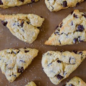 Chocolate Chunk Scones recipe on justataste.com