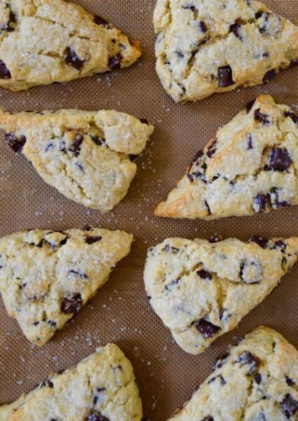 Chocolate Chunk Scones recipe on justataste.com