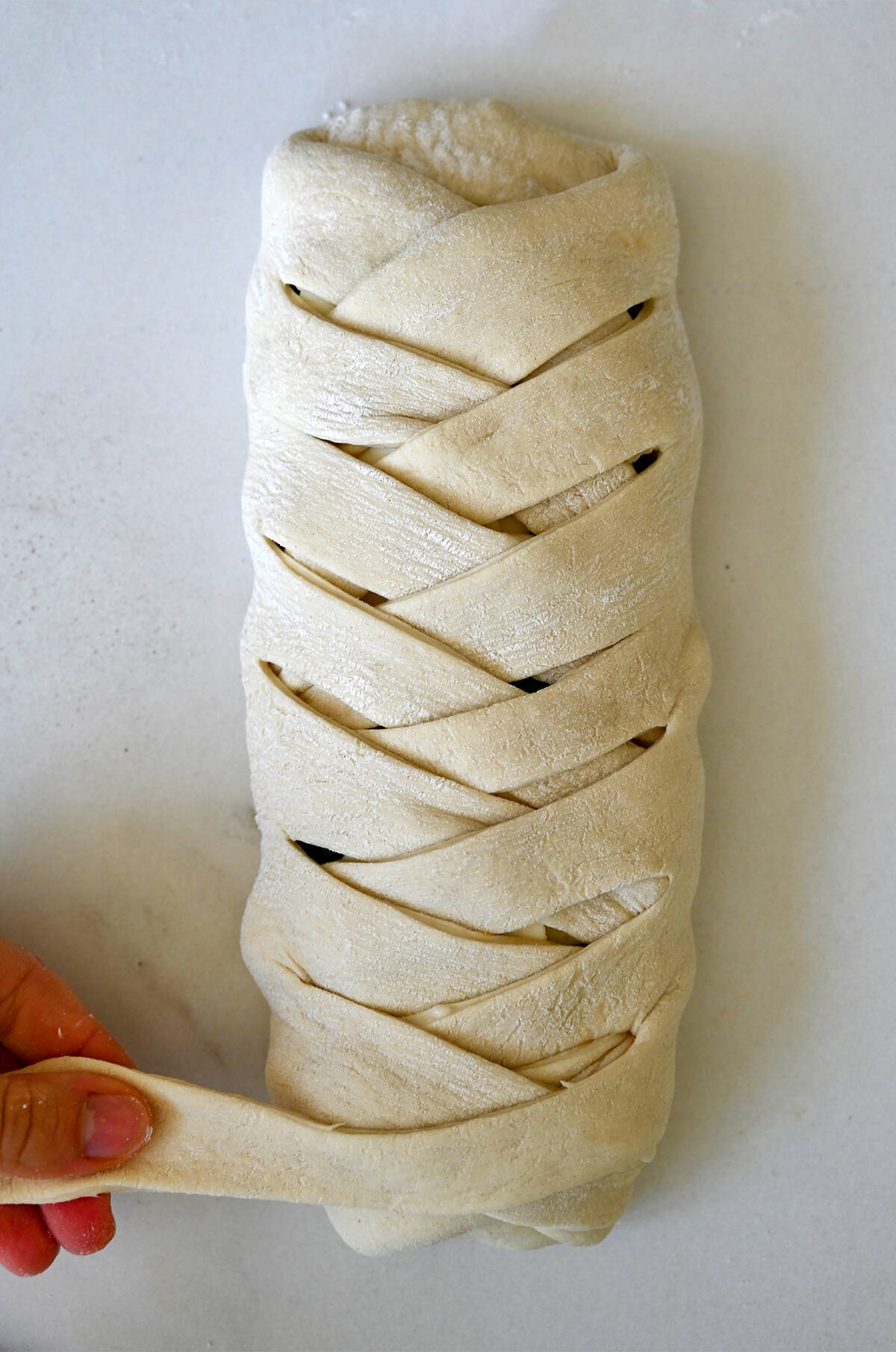 Perfectly braided dough.
