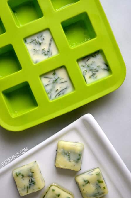 Video: How to Freeze Fresh Herbs into Olive Oil Cubes