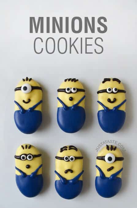 Minions Cookies recipe on justataste.com