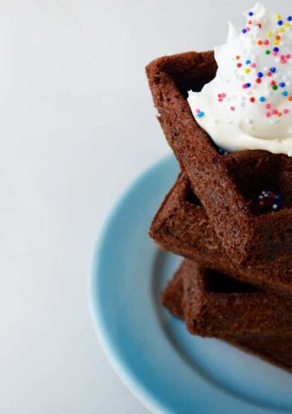 5-Minute Brownie Waffles