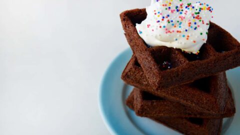 5-Minute Brownie Waffles