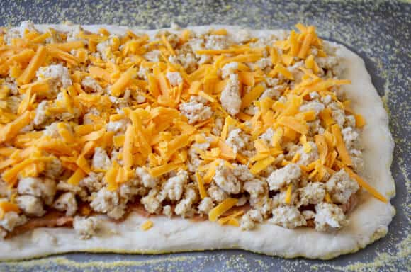Cheesy Chicken Taco Pizza Recipe